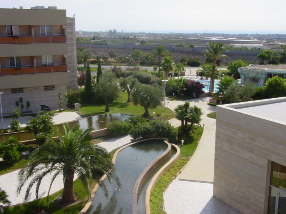 Blick vom Zimmer Regiohotel Manfredi