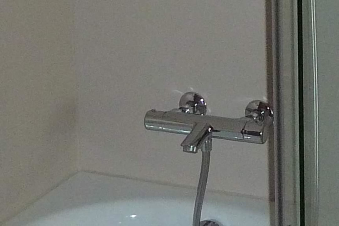 Dusche in Badewanne Renaissance Zurich Tower Hotel