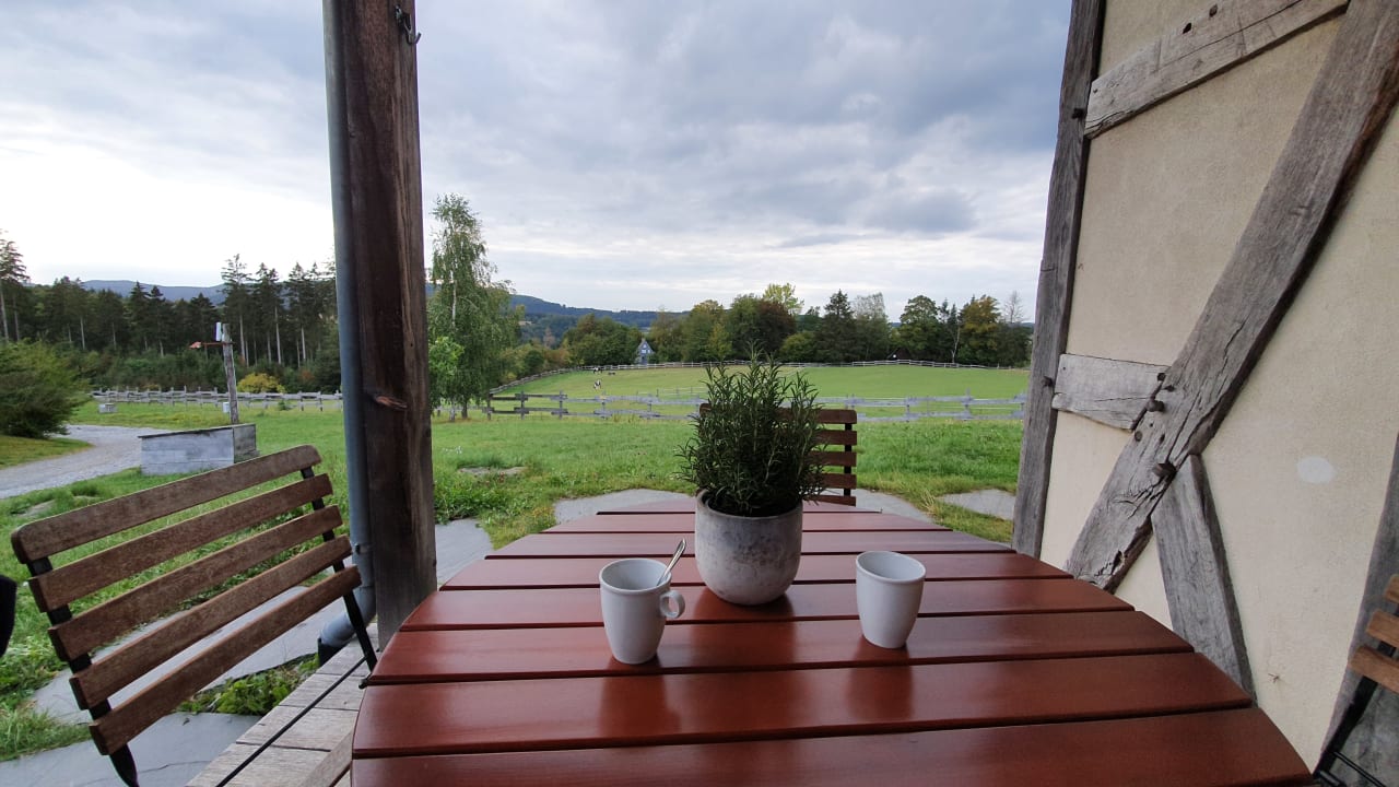 Ausblick Bergdorf LiebesGrün