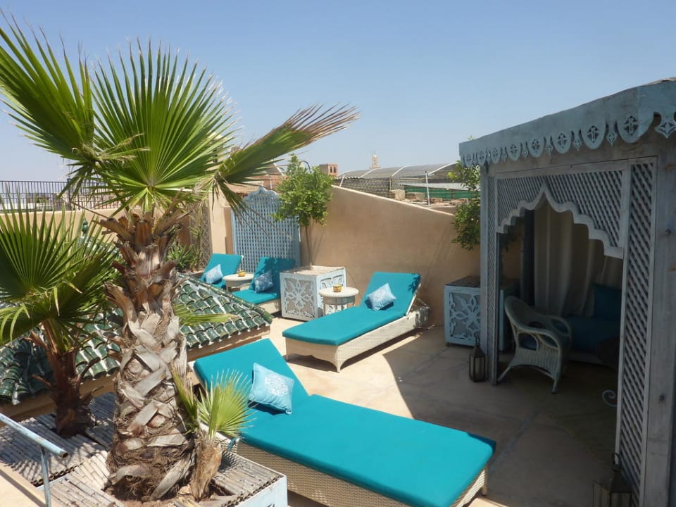 Terrasse transats Hotel Riad Armelle