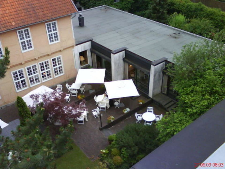 Blick in den Innenhof Althoff Hotel Fürstenhof