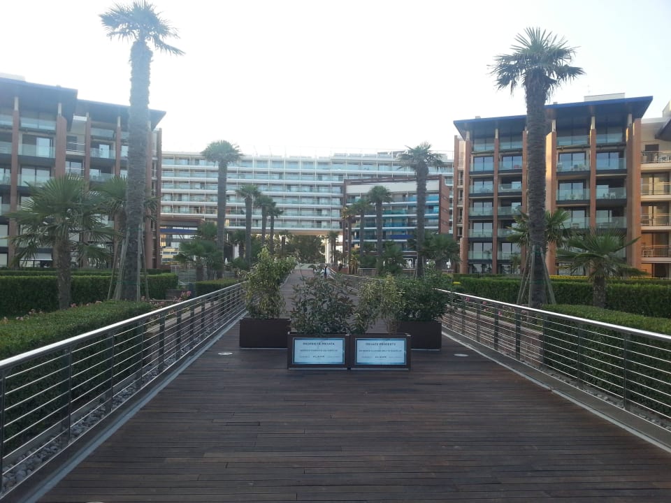 Blick vom Strand Almar Jesolo Resort & Spa