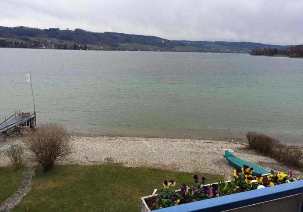 Ausblick vom Balkon Hotel Residenz Seeterrasse