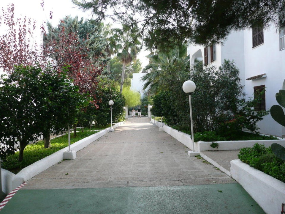 Weg zum hintern Teil der Anlage HSM Club Torre Blanca