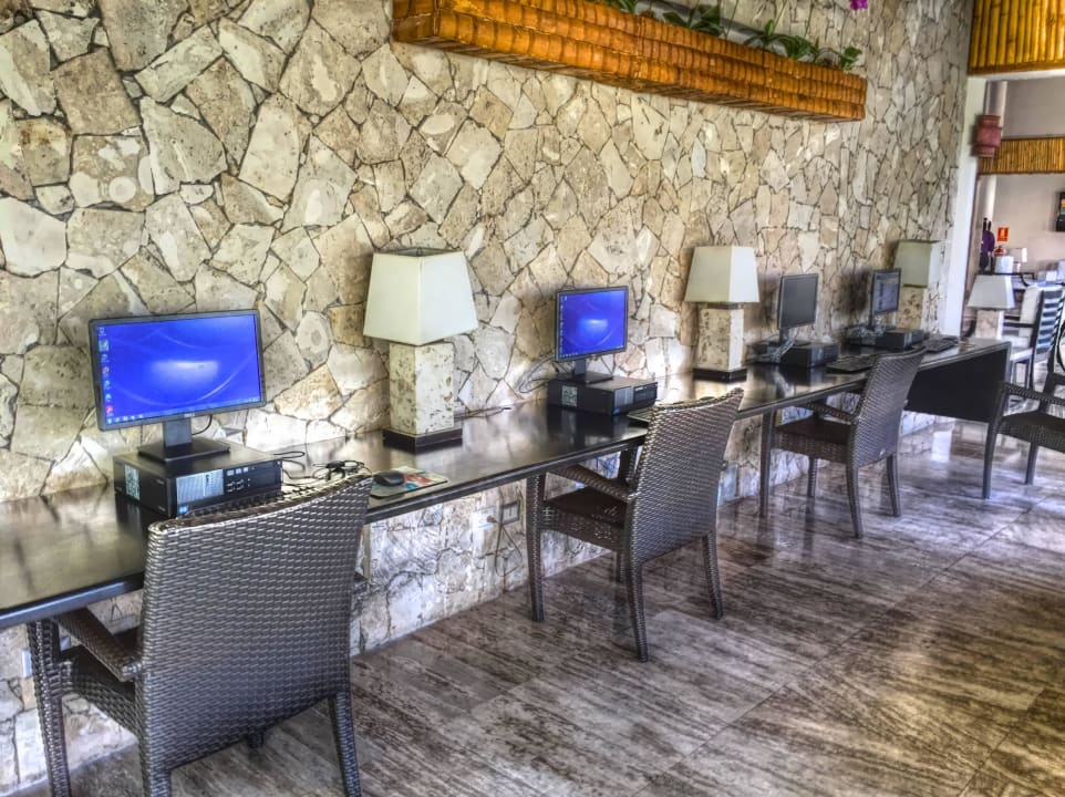 Lobbybereich Computer mit Internet  TRS Turquesa Hotel - Adults only