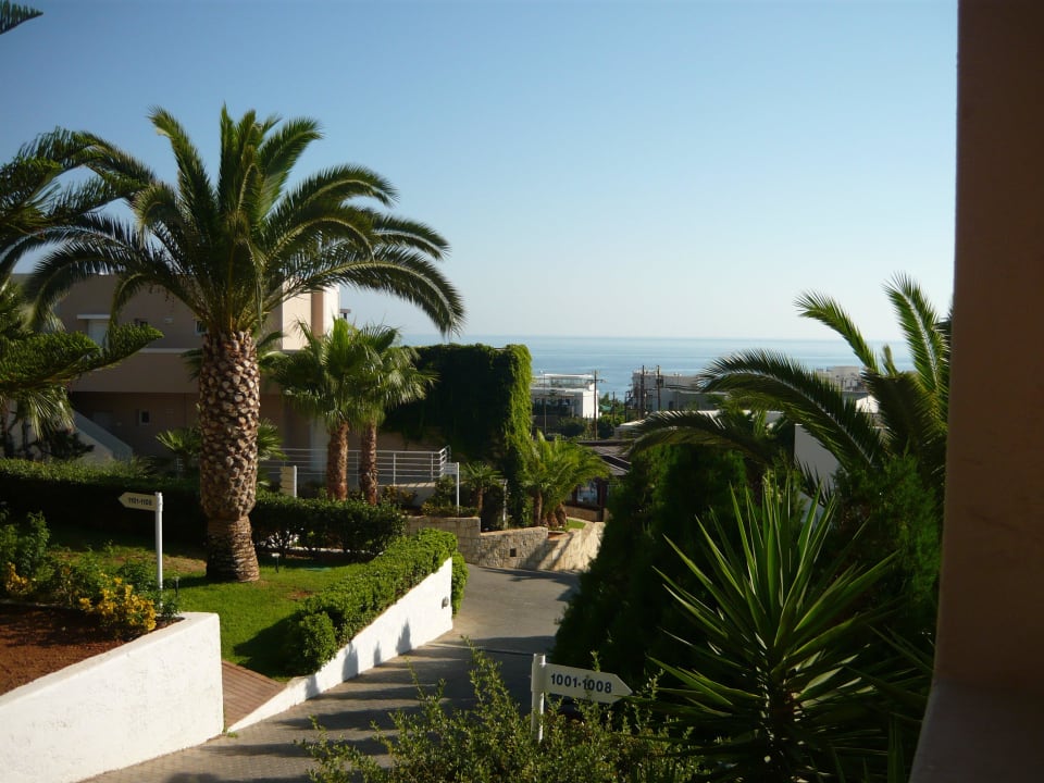 Von unserm Balkon aus Grand Hotel Holiday Resort