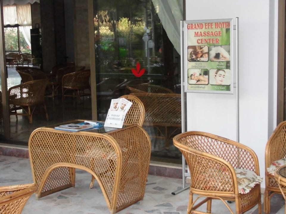 Massage Anmeldung und Info Hotel Grand Efe