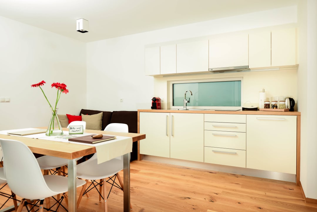 Küche im Apartment in der Steiermark Weingarten-Resort Unterlamm Loipersdorf