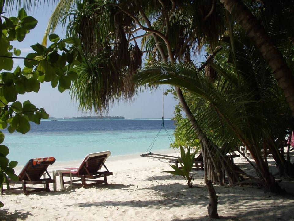 Bucht vor dem Bungalow Vilamendhoo Island Resort & Spa