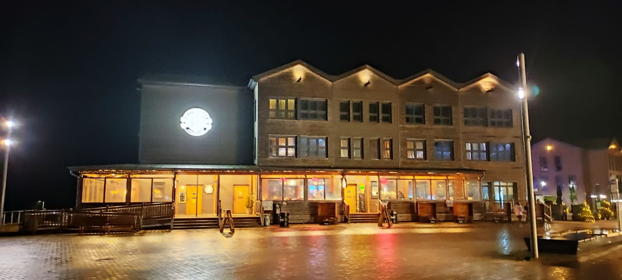 Außenansicht Bretterbude Heiligenhafen