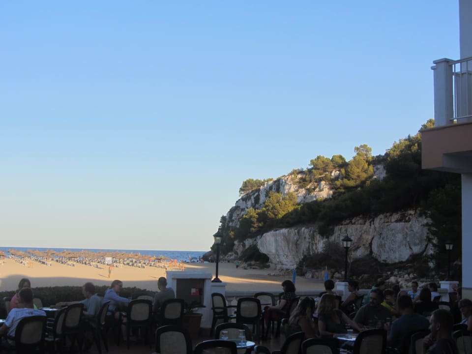 Blick von der Bar Flipflop Cala Romantica