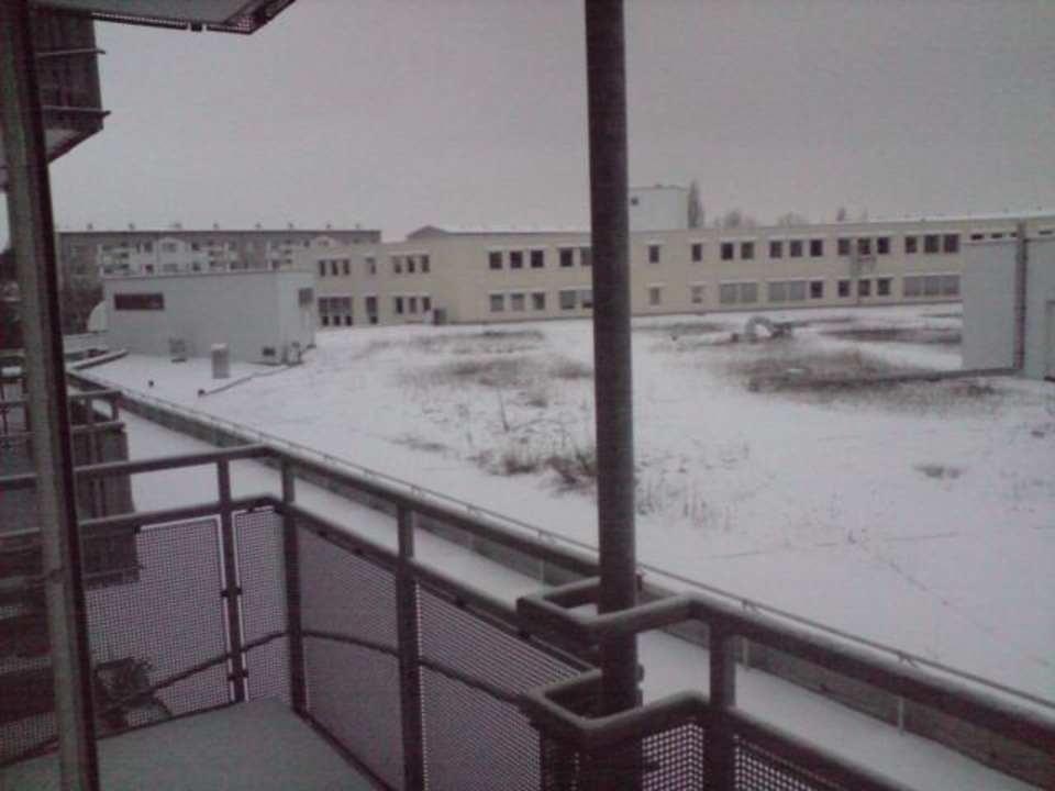 Ausblick vom Balkon acora Leipzig Living the City