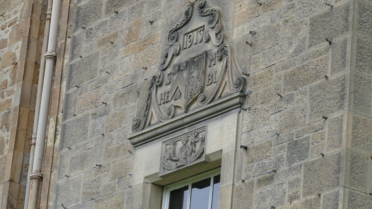 Detailbild Aussenwand Schloss Carberry Tower Hotel