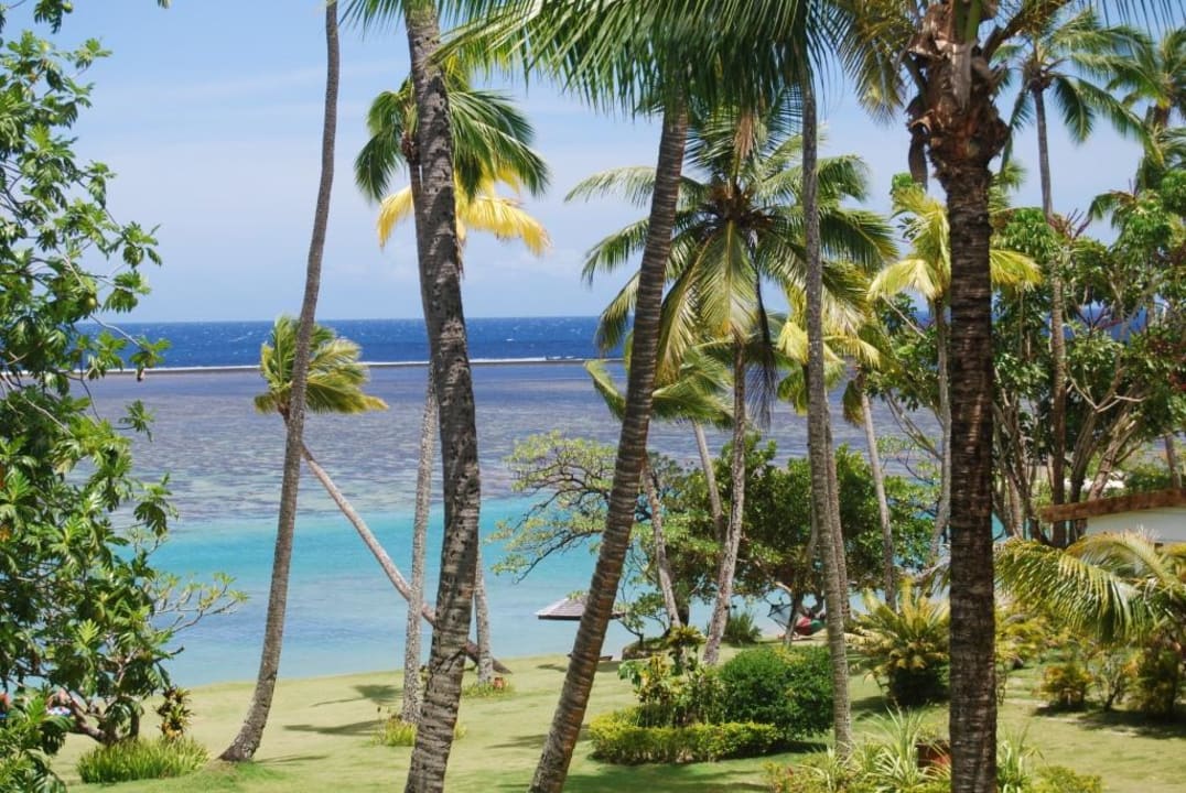 Вид из номера отеля. Warwick Fiji Hotel