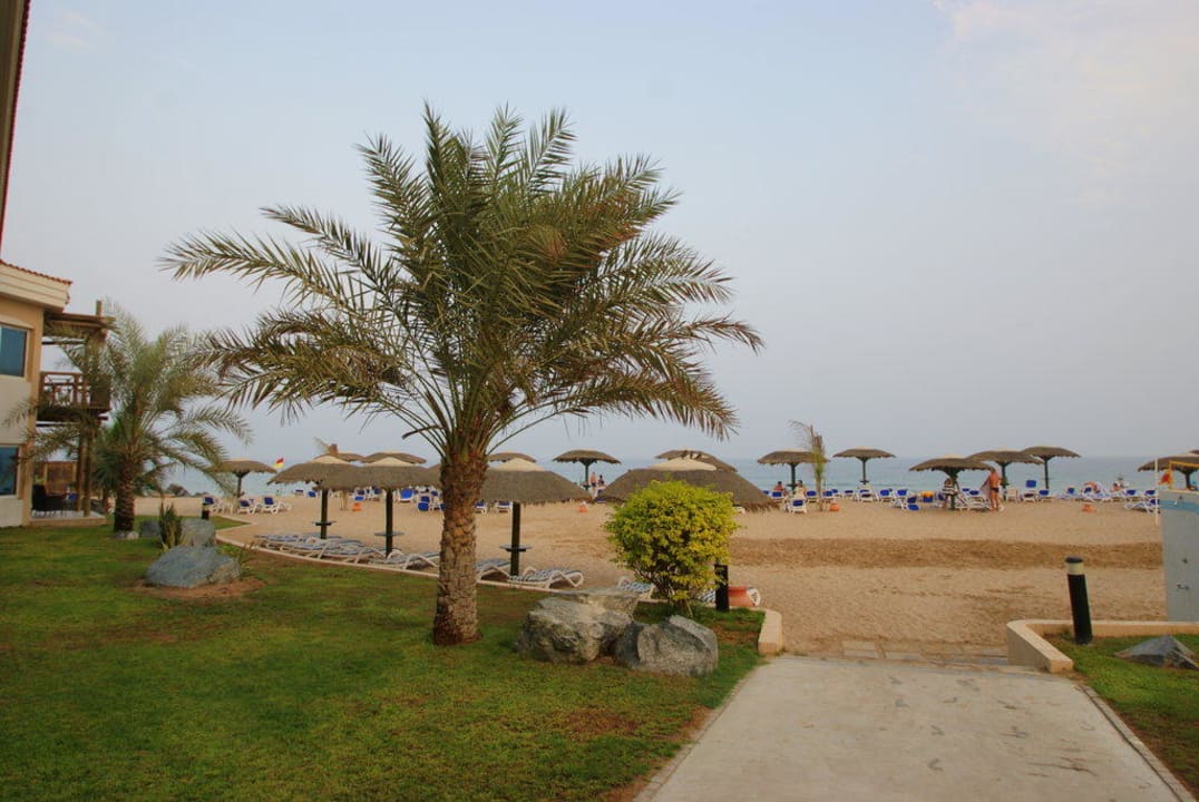 Blick zum Strand Fujairah Rotana Resort & Spa