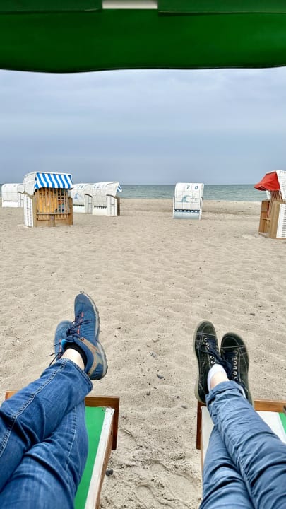 Strand Bretterbude Heiligenhafen