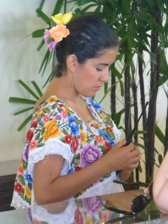 An der Rezeption Akumal Bay Beach & Wellness Resort