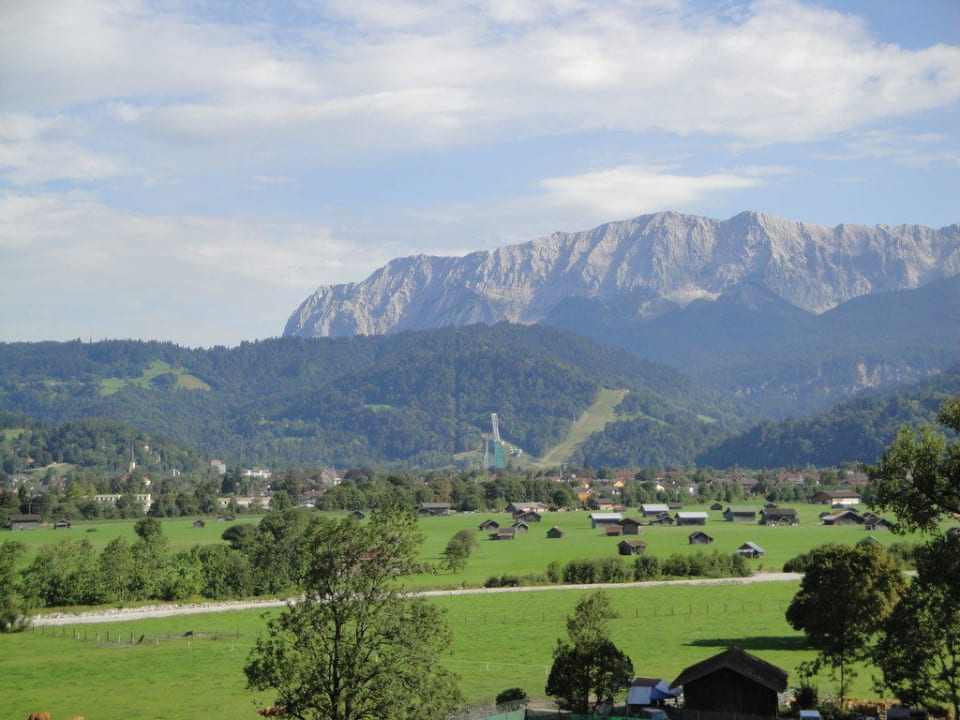 Ausblick vom Balkon Grand Hotel Sonnenbichl