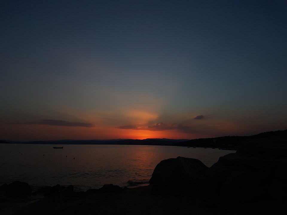Ausblick Akrathos Beach Hotel