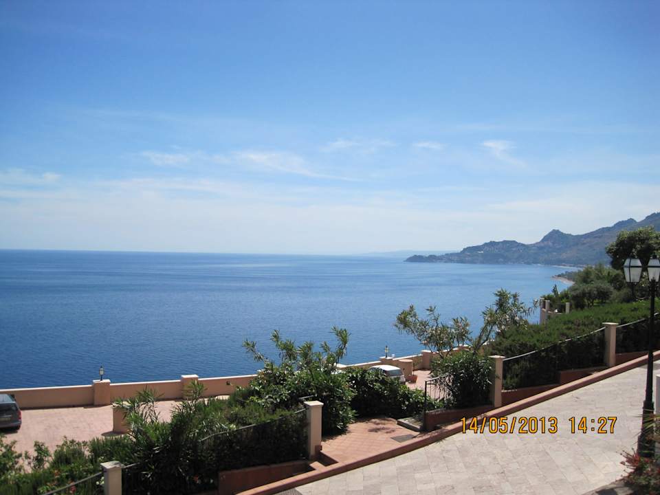 Blick aus dem Zimmer Capo dei Greci Taormina Coast Resort Hotel & Spa