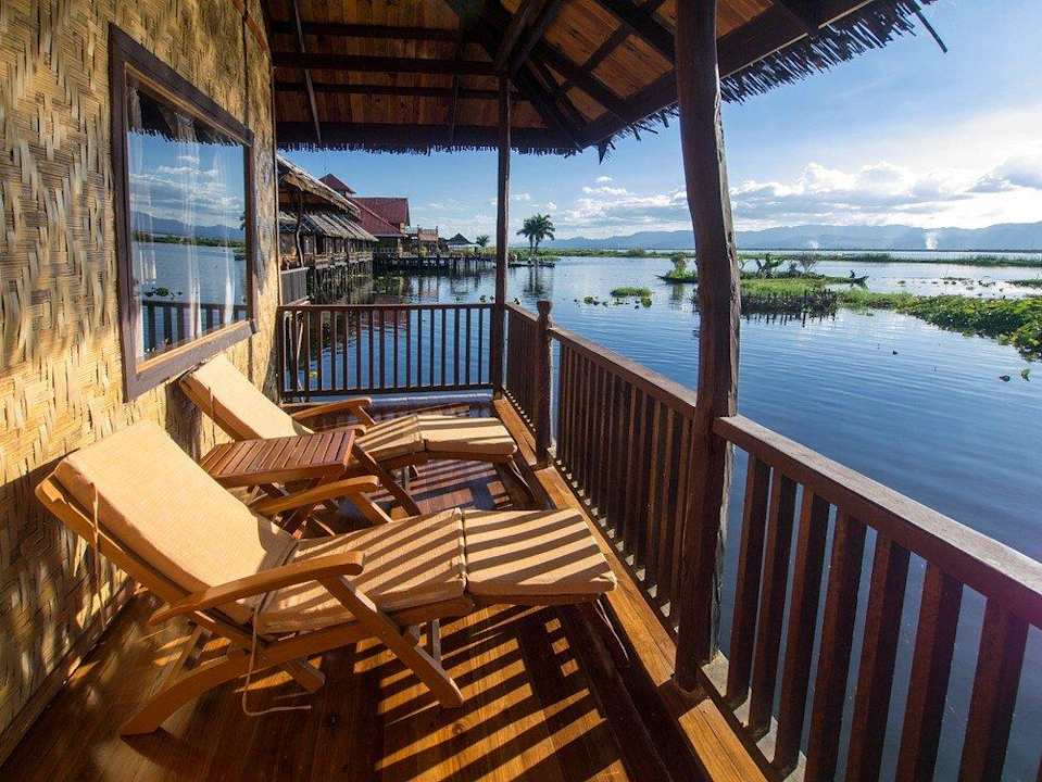 Unsere Terrasse Hotel Golden Island Cottages 1 & 2