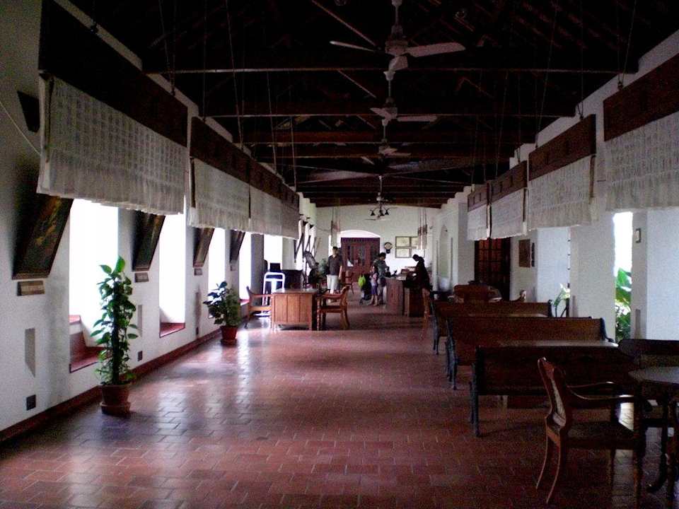 Openair Rezeption Hotel Brunton Boat Yard