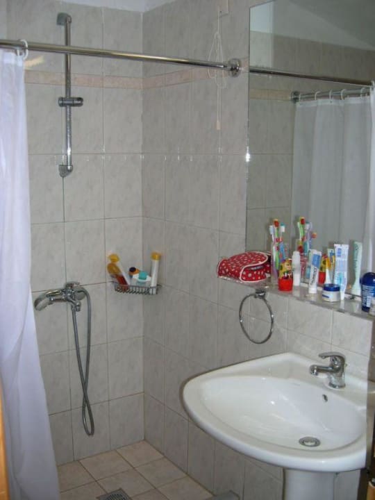 Badezimmer Hotel Makryammos Bungalows