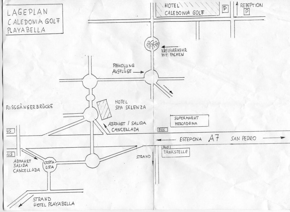 Caledonia Golf Lageplan Bakour Oh Nice Costa del Sol