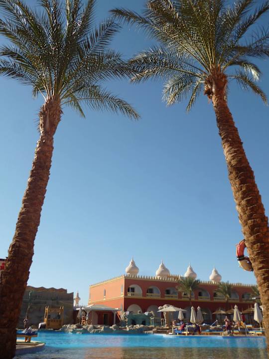 Hauptpool Pickalbatros Alf Leila Wa Leila Resort - Neverland Hurghada