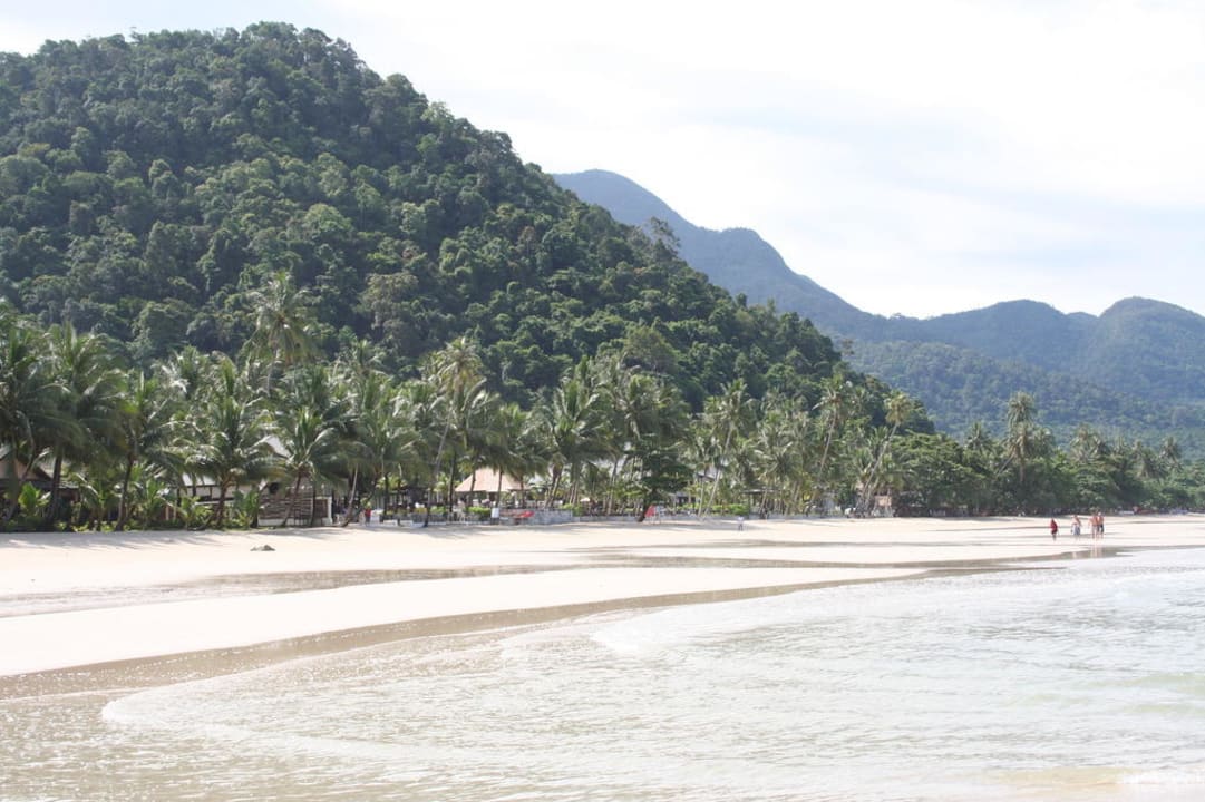 Blick über White-Sand-Beach Richtung Süden KC Grande Resort Koh Chang