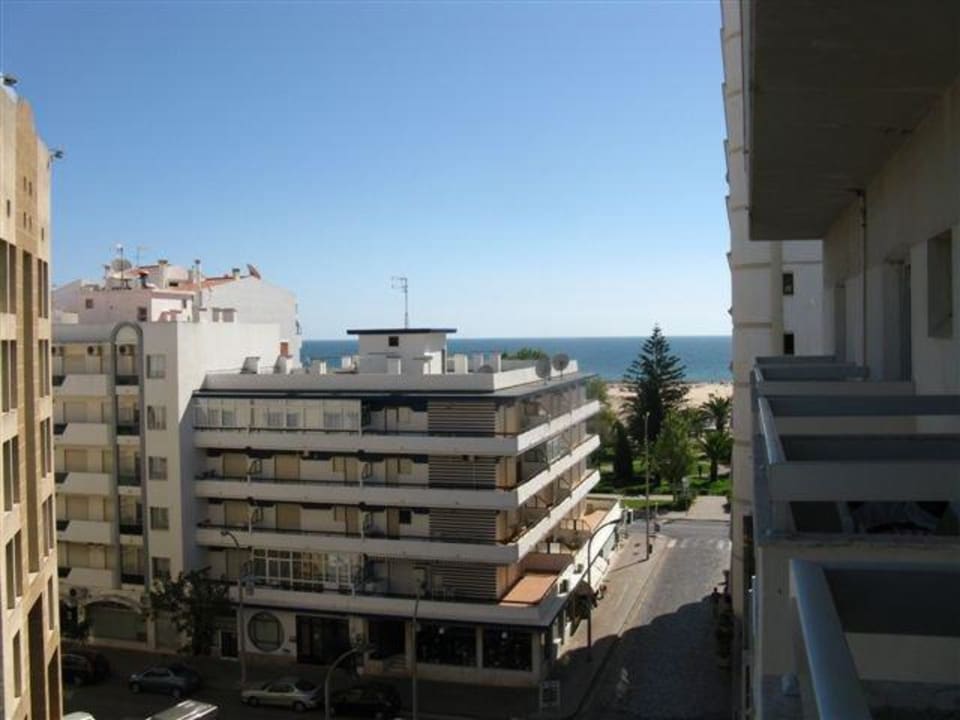 Seitenmeerausblick vom Balkon Hotel Baia de Monte Gordo