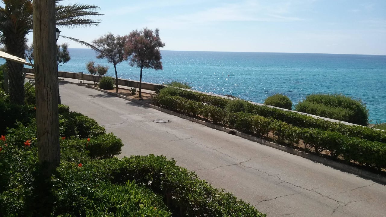 Von der Promenade in Richtung Meer Hotel Clumba