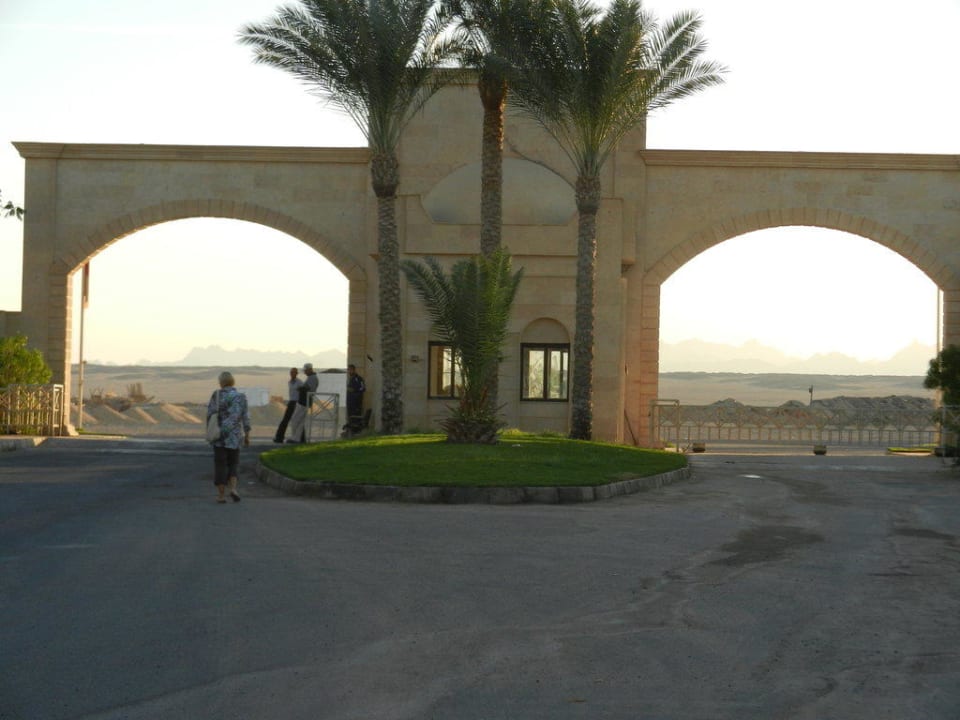 Hoteleinfahrt Stella Garden Resort & Spa, Makadi Bay