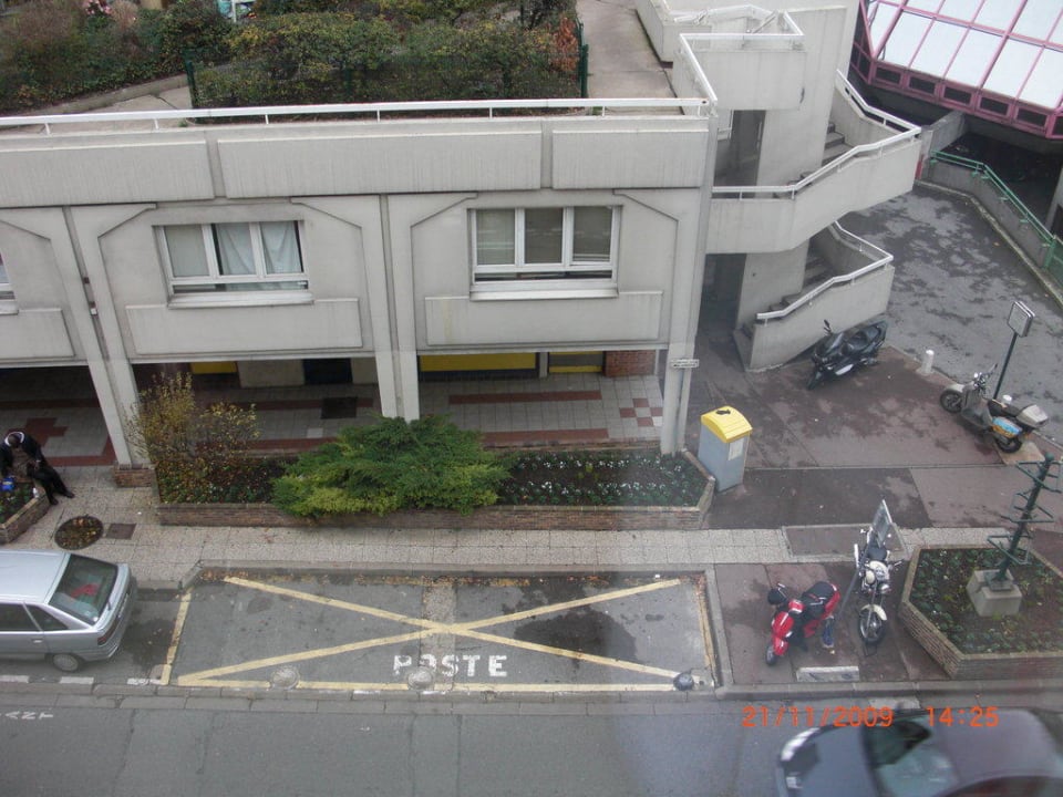 Ausblick aus Zimmer Nr. 419 Hotel Kyriad Paris Est - Porte de Bercy