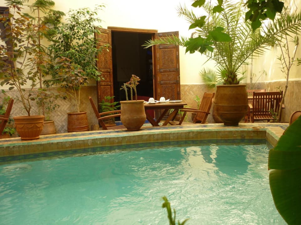 Patio Piscine Hotel Riad La Clé De Fès