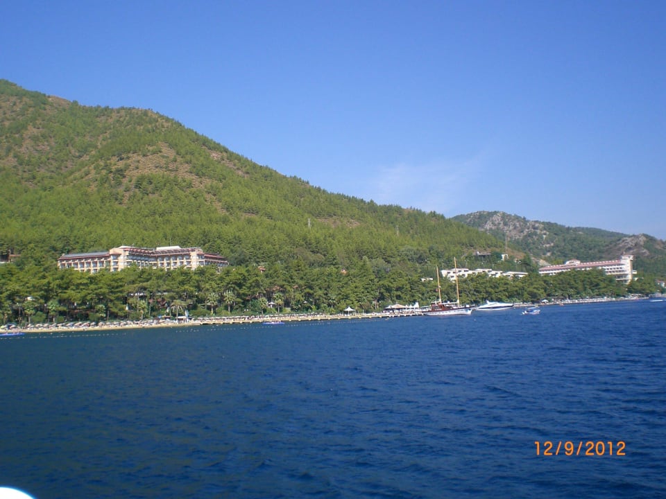 Vom Schiff auf das Hotel Labranda Mares Marmaris