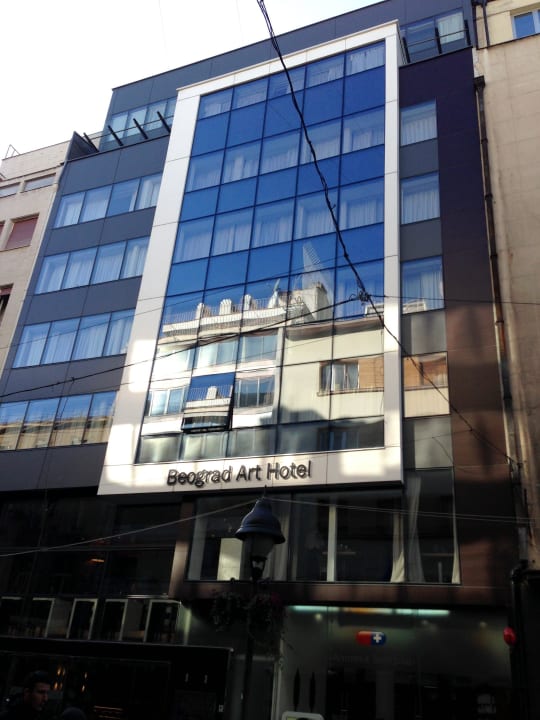 Hotel von aussen Hotel Beograd Art