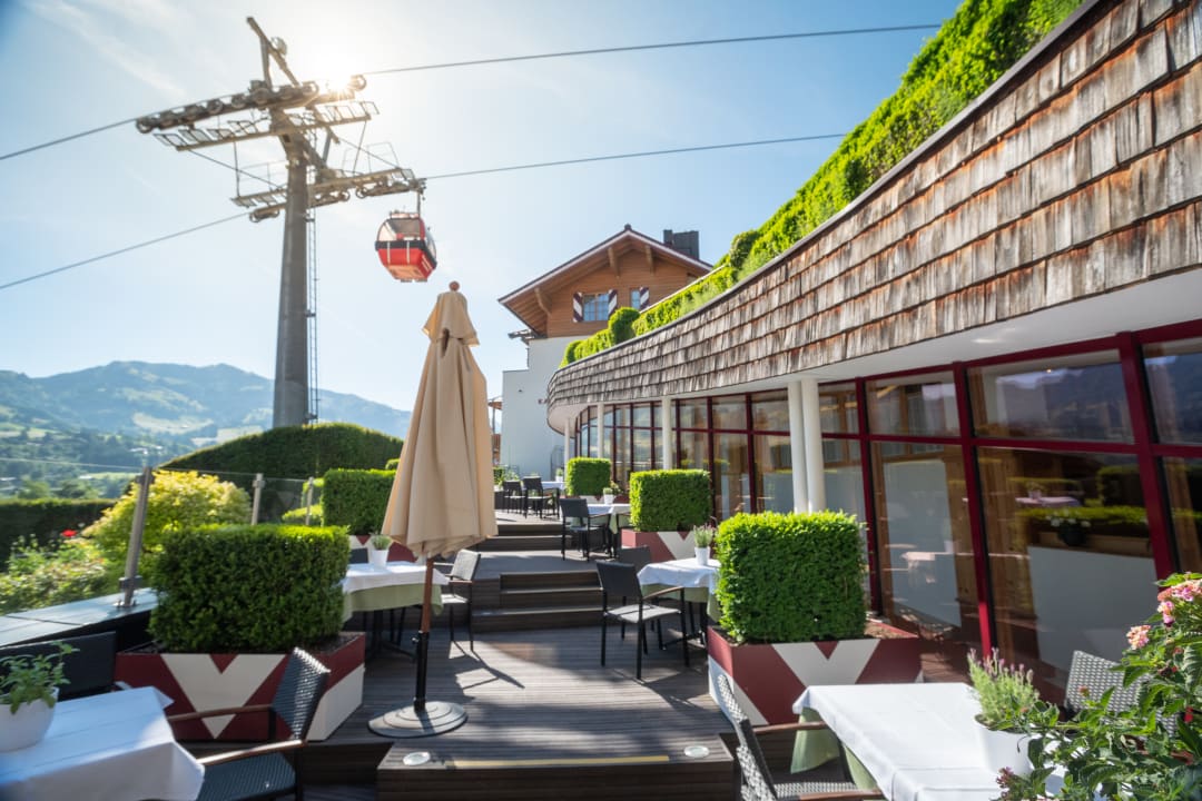 Gartenanlage Hotel Kaiserhof Kitzbühel