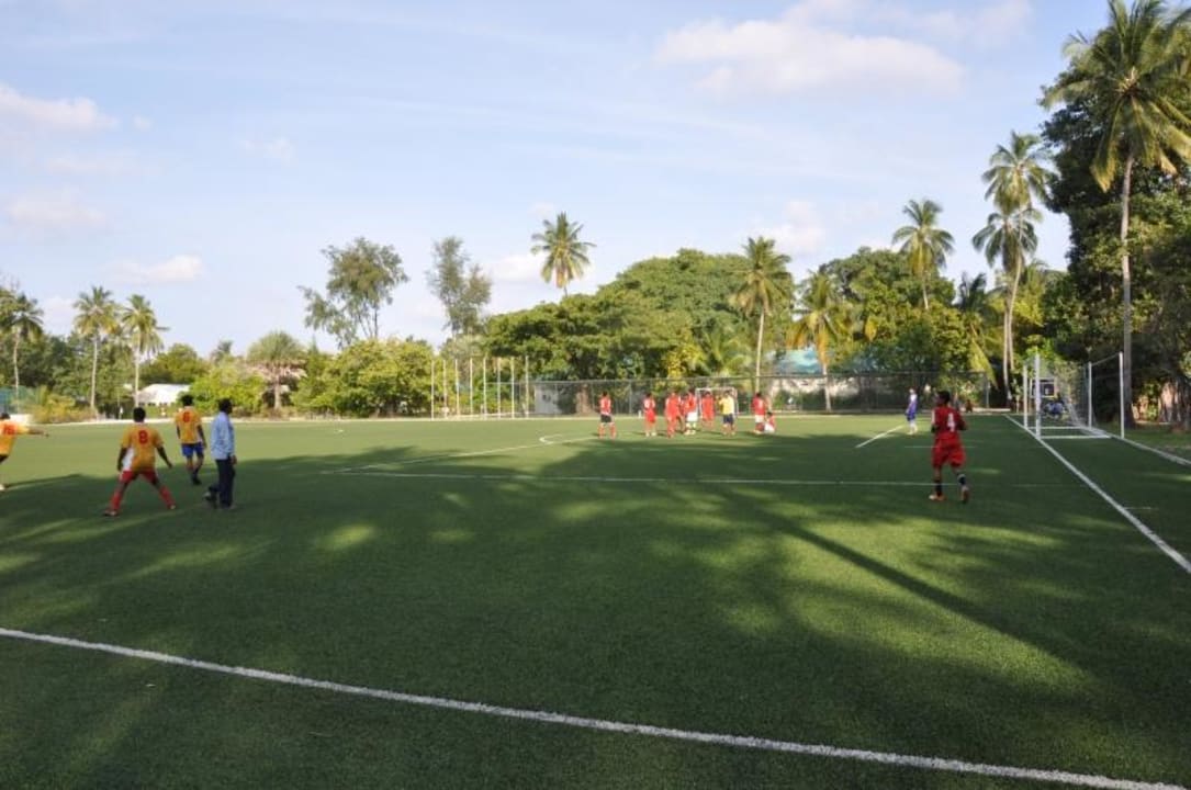 Fussballplatz Meeru Maldives Resort Island