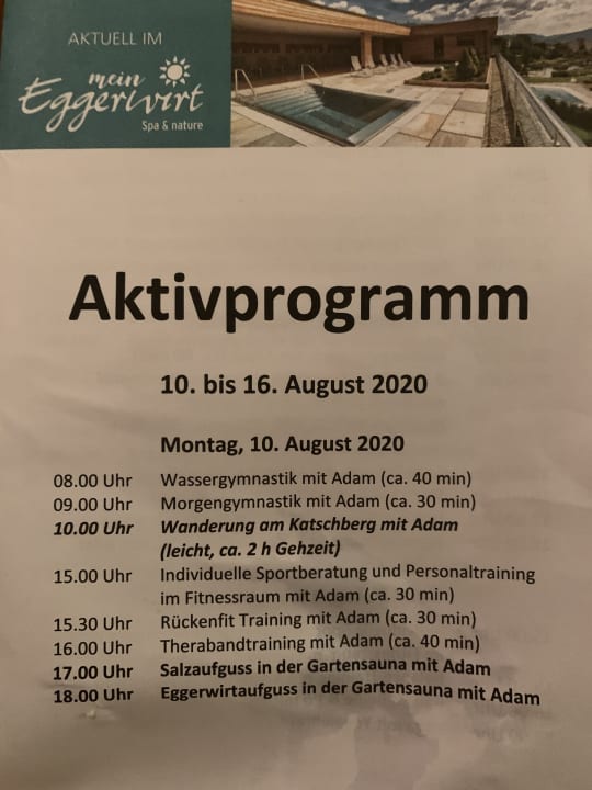 Sport & Freizeit Wellnesshotel Eggerwirt