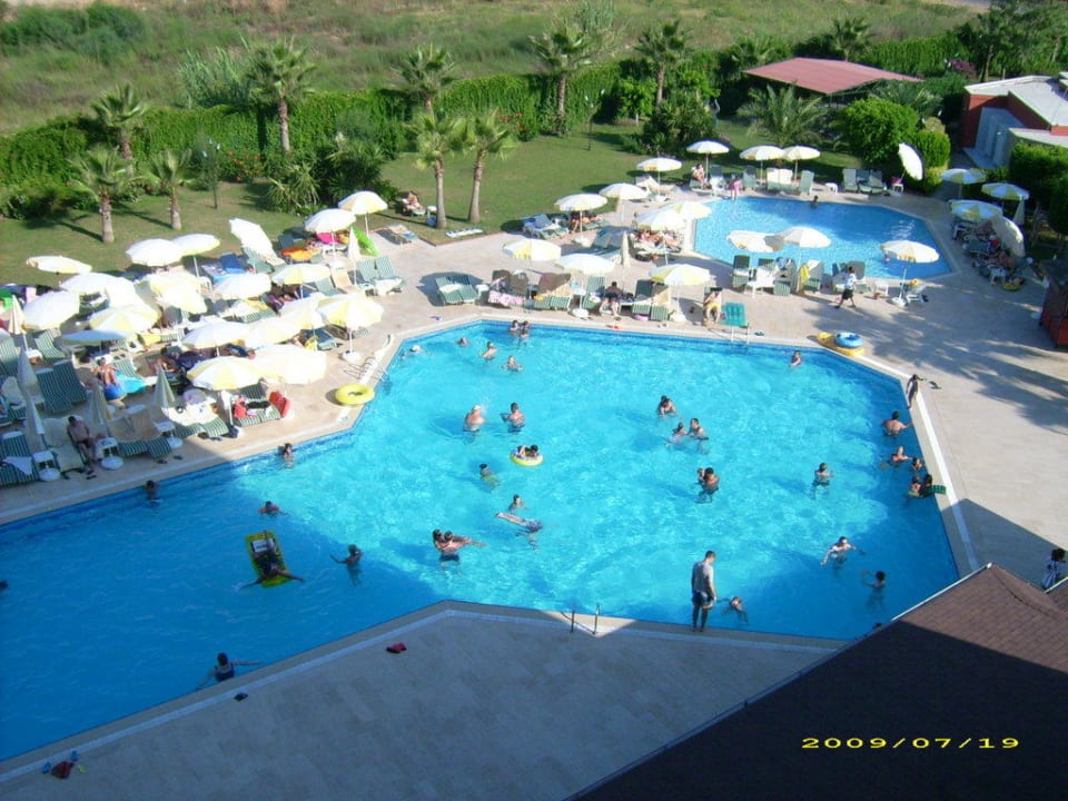 Blick vom Zimmer Hotel Royal Garden Beach