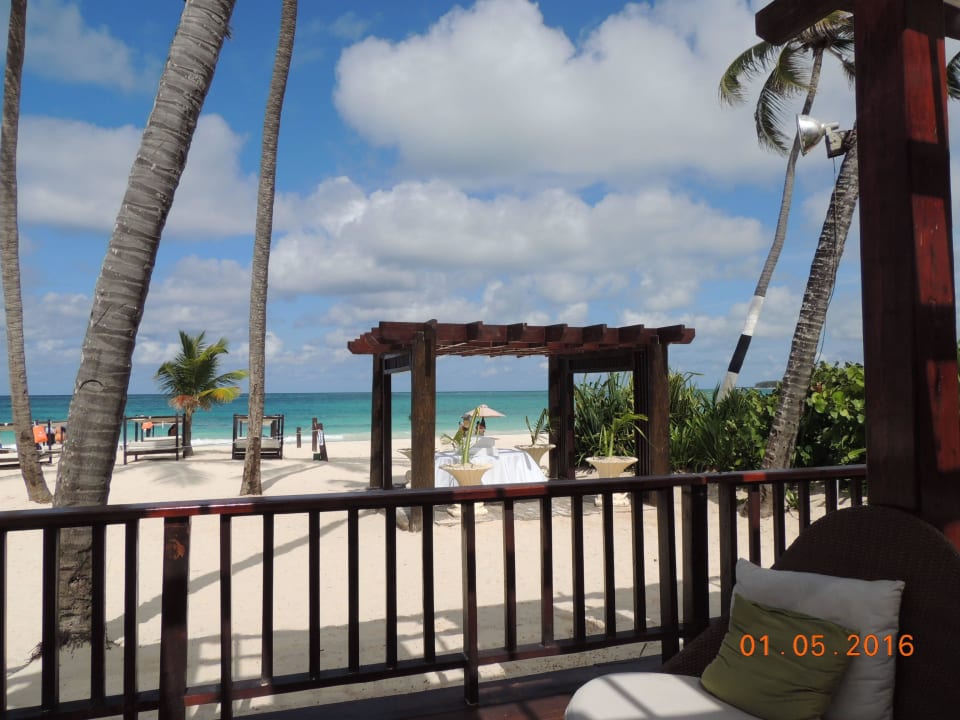 Aussicht vom Strandrestaurant Punta Cana Princess All Suites Resort & Spa