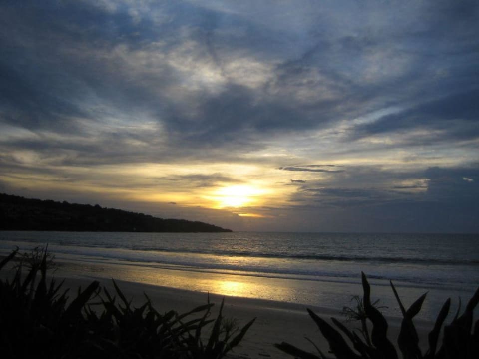 Sonnenuntergang am Strand InterContinental Bali Resort