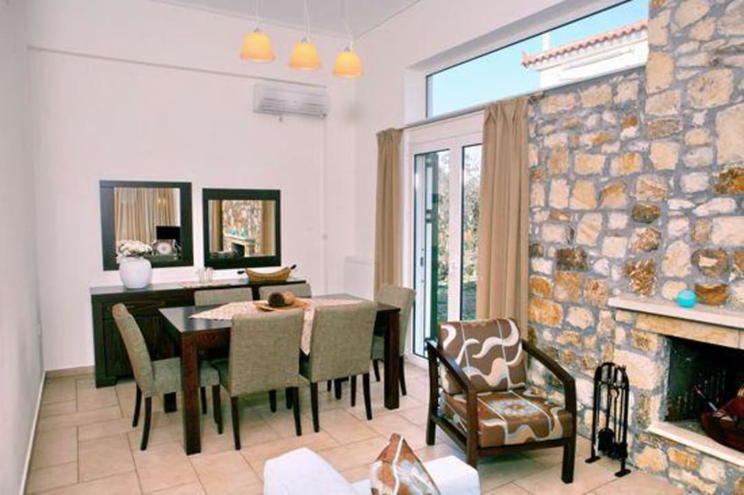 Living room One storey Villa Art-Lesvos Villas