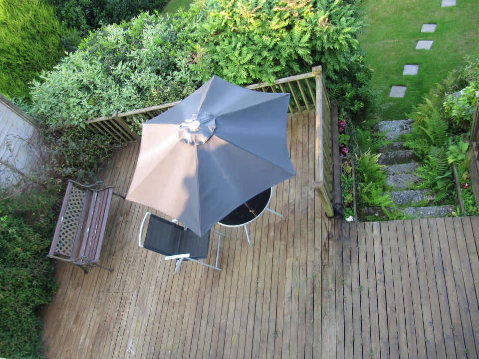 Blick aus Zimmer Fowey Bed & Breakfast Rescorla Farm House