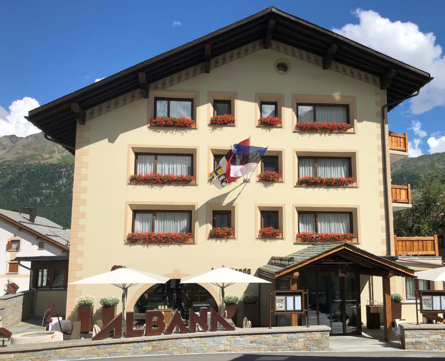 Außenansicht Albana Hotel Silvaplana