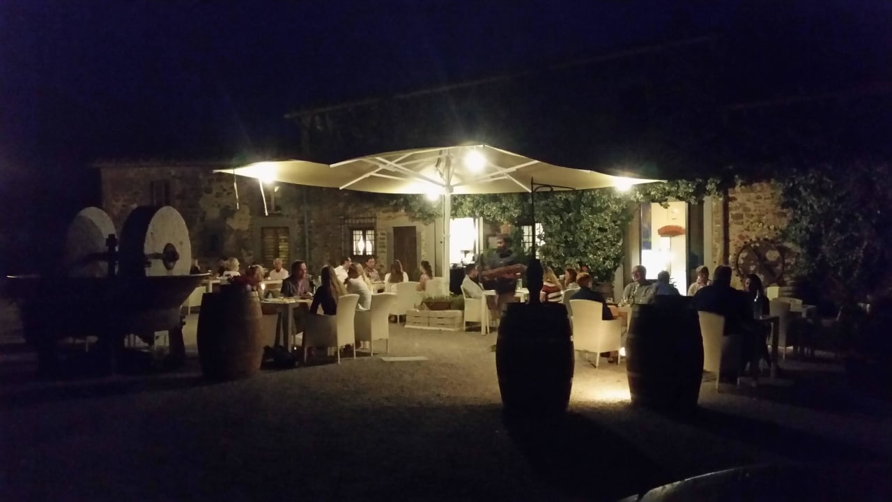 Castelvecchi bei Nacht Hotel Fattoria Castelvecchi