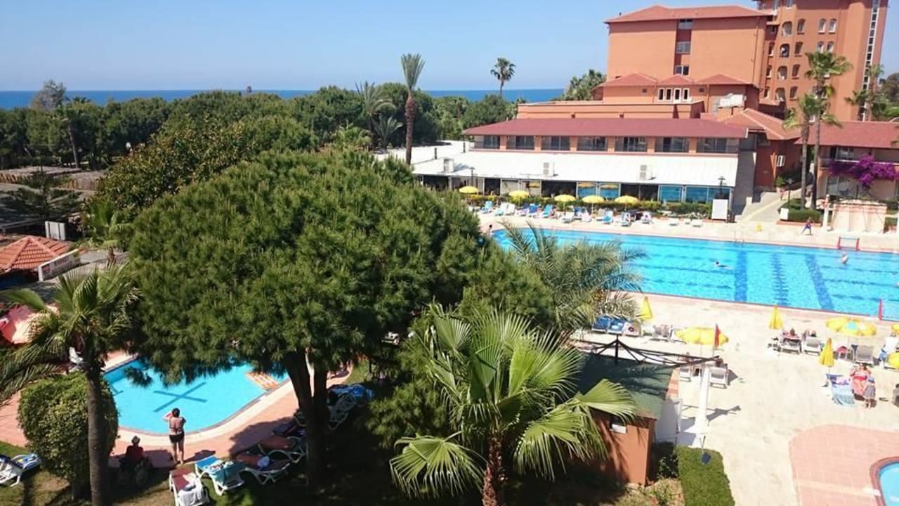 Vom Balkon aus Club Turtas Beach Hotel