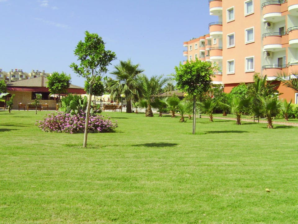 Blick vom Kinderpool zum Hotel Hotel Royal Garden Beach