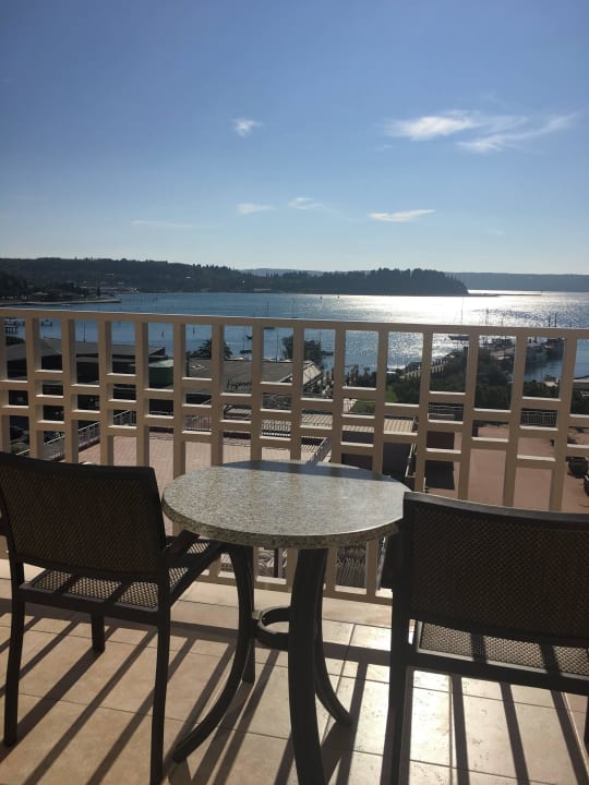 Ausblick vom Balkon Grand Hotel Portoroz - LifeClass Hotels & Spa